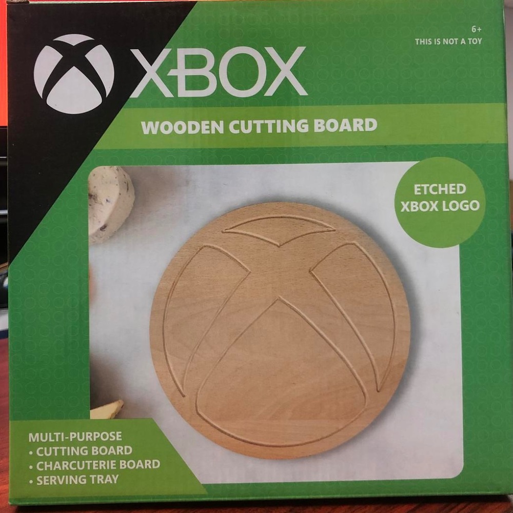Xbox Logo Wooden Cutting Board 10